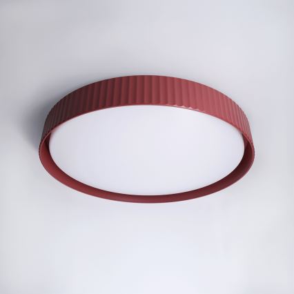 Brilagi - Ρυθμιζόμενο φωτιστικό οροφής LED LUCIA LED/60W/230V 3000-6500K Ø 59 εκ. κόκκινο + τηλεχειριστήριο