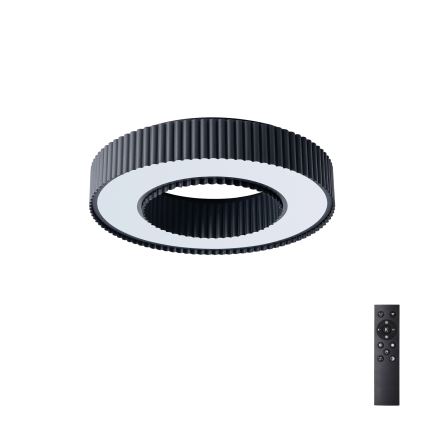 Brilagi - Ρυθμιζόμενο LED φωτιστικό οροφής LUMIX LED/48W/230V 3000-6000K μαύρο Ø 50 cm + τηλεχειριστήριο