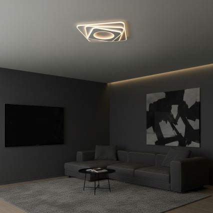 Brilagi - Ρυθμιζόμενο LED φωτιστικό οροφής MODERN LED/100W/230V 3000-6000K 48x48 cm + τηλεχειριστήριο