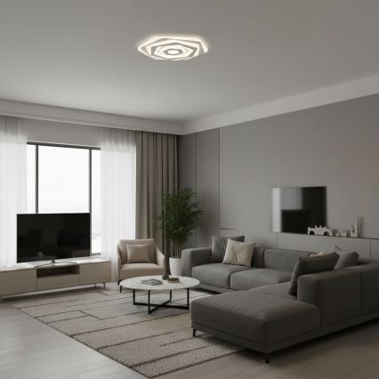 Brilagi - Ρυθμιζόμενο LED φωτιστικό οροφής MODERN LED/85W/230V 3000-6000K Ø 53 cm + τηλεχειριστήριο