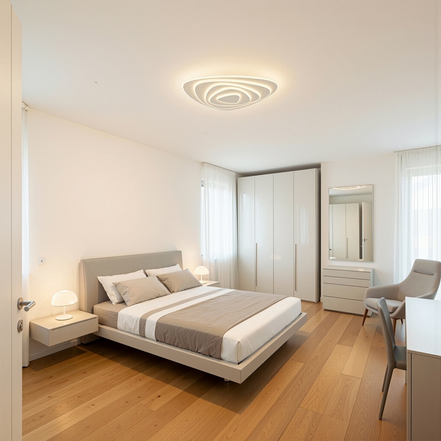 Brilagi - Ρυθμιζόμενο LED φωτιστικό οροφής MODERN MAXI LED/140W/230V 3000-6000K 74x75 cm + τηλεχειριστήριο