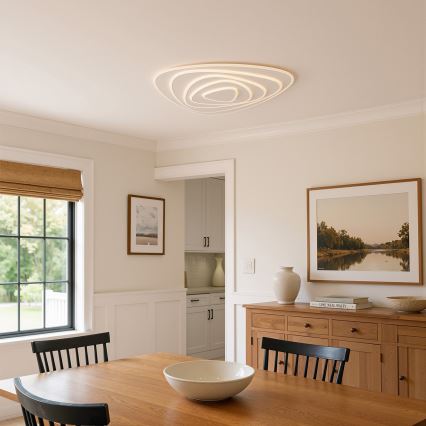 Brilagi - Ρυθμιζόμενο LED φωτιστικό οροφής MODERN MAXI LED/140W/230V 3000-6000K 74x75 cm + τηλεχειριστήριο