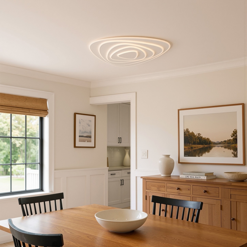 Brilagi - Ρυθμιζόμενο LED φωτιστικό οροφής MODERN MAXI LED/140W/230V 3000-6000K 74x75 cm + τηλεχειριστήριο