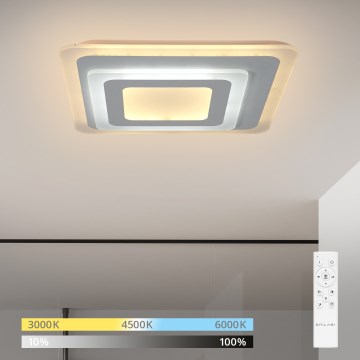 Brilagi - LED Ρυθμιζόμενο φωτιστικό οροφής MODERN MINI LED/65W/230V 3000-6000K 37x37 cm + τηλεχειριστήριο