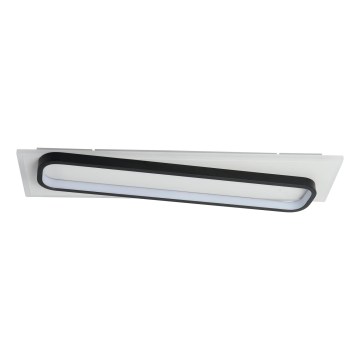 Brilagi - LED ρυθμιζόμενο φωτιστικό οροφής OUTLINE LED/52W/230V 3000-6000K 15x60 cm λευκό/μαύρο + τηλεχειριστήριο