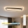 Brilagi - LED ρυθμιζόμενο φωτιστικό οροφής OUTLINE LED/52W/230V 3000-6000K 15x60 cm λευκό/μαύρο + τηλεχειριστήριο