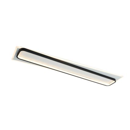 Brilagi - Ρυθμιζόμενο φωτιστικό οροφής OUTLINE LED/90W/230V 3000-6000K 18x100 cm λευκό/μαύρο + τηλεχειριστήριο