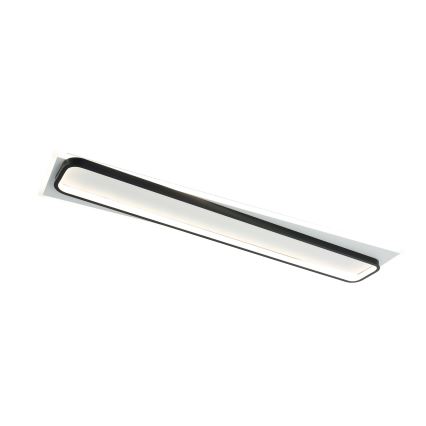 Brilagi - Ρυθμιζόμενο φωτιστικό οροφής OUTLINE LED/90W/230V 3000-6000K 18x100 cm λευκό/μαύρο + τηλεχειριστήριο