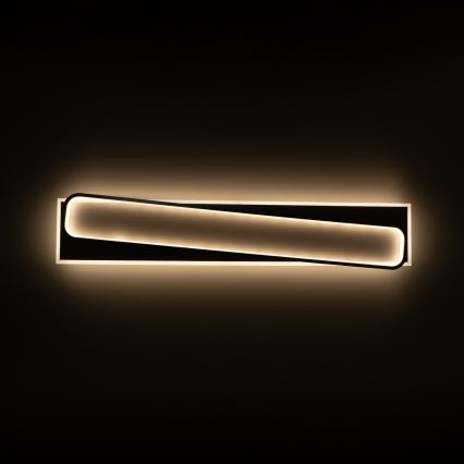 BRILAGI - Ρυθμιζόμενο φωτιστικό οροφής OUTLINE LED/90W/230V 3000-6000K 18x100 cm λευκό/μαύρο + τηλεχειριστήριο