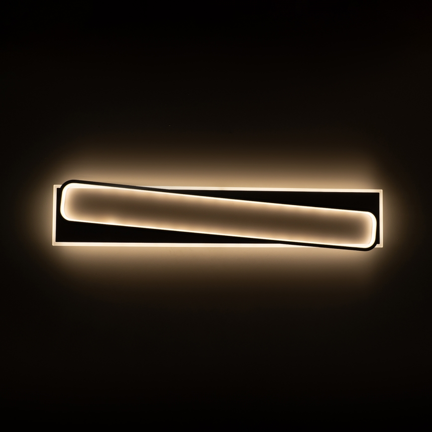 BRILAGI - Ρυθμιζόμενο φωτιστικό οροφής OUTLINE LED/90W/230V 3000-6000K 18x100 cm λευκό/μαύρο + τηλεχειριστήριο