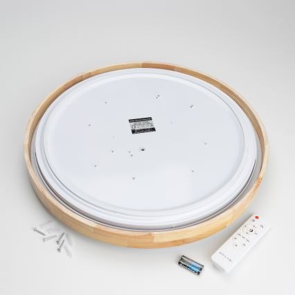 Brilagi - Ρυθμιζόμενο LED φωτιστικό οροφής PINE LED/60W/230V διάμ. 52 cm 3000-6500K + τηλεχειριστήριο