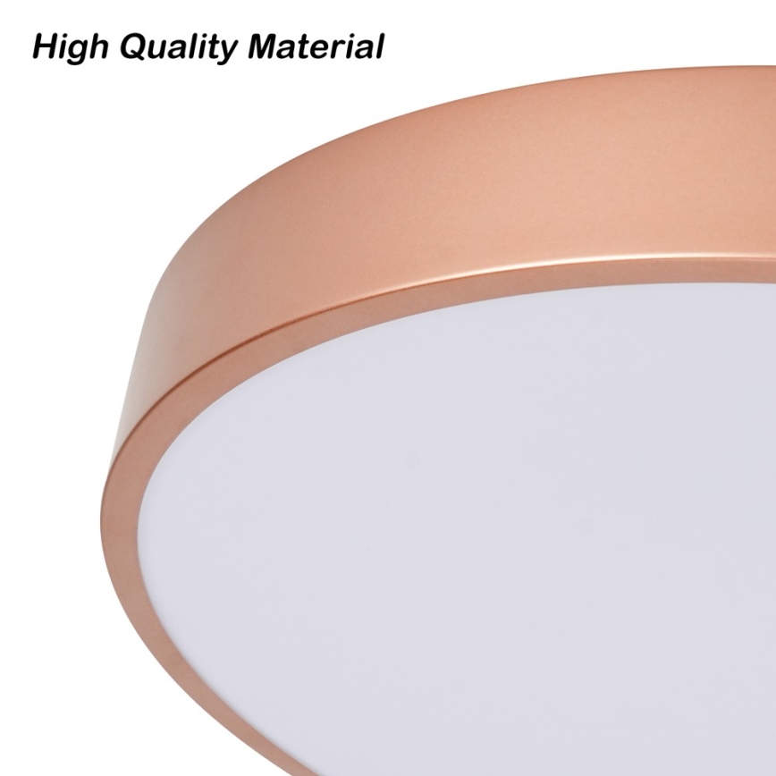 BRILAGI - Ρυθμιζόμενο φωτιστικό οροφής LED POOL LED/24W/230V 3000-6000K Ø 20 cm χάλκινο + τηλεχειριστήριο
