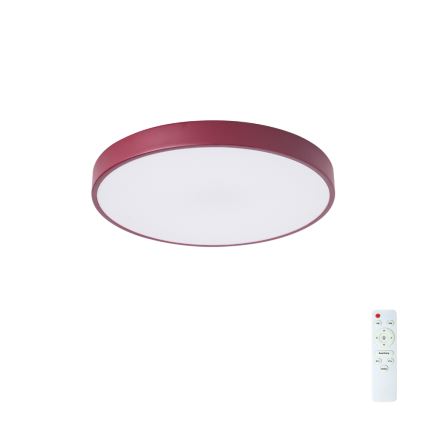 Brilagi - Ρυθμιζόμενο LED φωτιστικό οροφής POOL LED/48W/230V 3000-6000K διάμ. 40 cm μπορντό + τηλεχειριστήριο