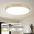 Brilagi - LED ρυθμιζόμενο φωτιστικό οροφής POOL SMART LED/100W/230V 3000-6000K 80 cm μπεζ Wi-Fi Tuya + τηλεχειριστήριο