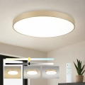 Brilagi - LED ρυθμιζόμενο φωτιστικό οροφής POOL SMART LED/100W/230V 3000-6000K 80 cm μπεζ Wi-Fi Tuya + τηλεχειριστήριο