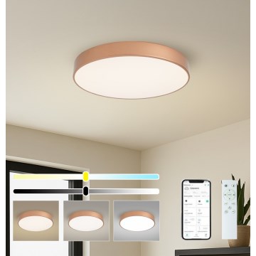 BRILAGI - LED Ρυθμιζόμενο φωτιστικό οροφής POOL SMART LED/60W/230V 3000-6000K διάμ. 50 cm Wi-Fi Tuya χάλκινο + τηλεχειριστήριο