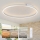 Brilagi - LED Ρυθμιζόμενο φωτιστικό οροφής PORTOFINO LED/85W/230V 3000-6000K Ø 120 cm ασημί + τηλεχειριστήριο