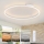 Brilagi - LED Ρυθμιζόμενο φωτιστικό οροφής PORTOFINO LED/85W/230V 3000-6000K διάμ. 120 cm λευκό + τηλεχειριστήριο