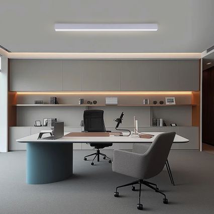 Brilagi - Ρυθμιζόμενο φωτιστικό οροφής LED SLEEKLINE SMART LED/40W/230V 3000-6000K Wi-Fi Tuya ασημί + τηλεχειριστήριο