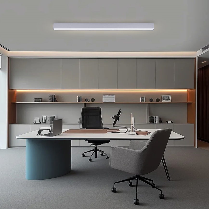 Brilagi - Ρυθμιζόμενο φωτιστικό οροφής LED SLEEKLINE SMART LED/40W/230V 3000-6000K Wi-Fi Tuya ασημί + τηλεχειριστήριο