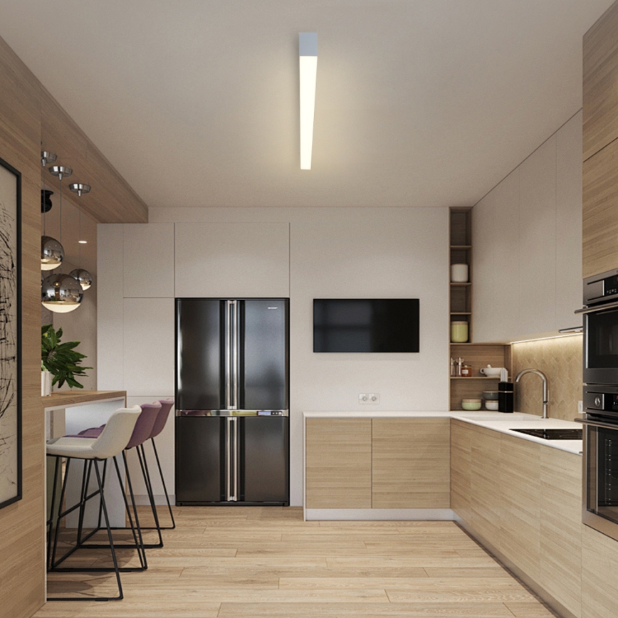 Brilagi - Ρυθμιζόμενο φωτιστικό οροφής LED SLEEKLINE SMART LED/40W/230V 3000-6000K Wi-Fi Tuya ασημί + τηλεχειριστήριο