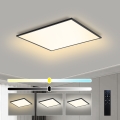 Brilagi - LED Ρυθμιζόμενο φωτιστικό οροφής SLIMFRAME LED/58W/230V 60x60 cm 3000-6000K μαύρο + τηλεχειριστήριο