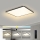 Brilagi - LED Ρυθμιζόμενο φωτιστικό οροφής SLIMFRAME LED/58W/230V 60x60 cm 3000-6000K μαύρο + τηλεχειριστήριο