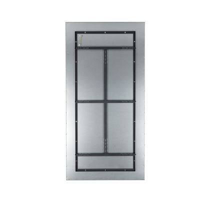 Brilagi - Ρυθμιζόμενο LED φωτιστικό οροφής SLIMFRAME LED/80W/230V 120x60 cm 3000-6000K μαύρο + τηλεχειριστήριο
