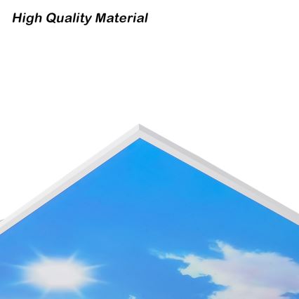 Brilagi - Ρυθμιζόμενο LED φωτιστικό οροφής SLIMFRAME SKY LED/80W/230V 120x60 cm 3000-6000K ασημί/μπλε + τηλεχειριστήριο