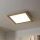 Brilagi - LED ρυθμιζόμενο φωτιστικό οροφής SLIMFRAME WOOD LED/36W/230V 49,5x49,5 cm 3000-6000K καφέ + τηλεχειριστήριο