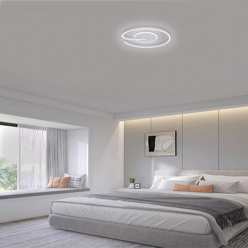 Brilagi - Ρυθμιζόμενο φωτιστικό οροφής LED SPIRAL LED/56W/230V, Ø 50 cm, 3000/4000/6000K + τηλεχειριστήριο