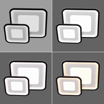 Brilagi - Ρυθμιζόμενο LED φωτιστικό οροφής TANDORA LED/49W/230V 50x50 cm 3000-6000K + τηλεχειριστήριο