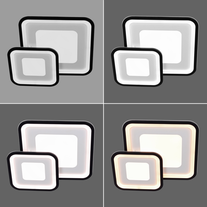 Brilagi - Ρυθμιζόμενο LED φωτιστικό οροφής TANDORA LED/49W/230V 50x50 cm 3000-6000K + τηλεχειριστήριο