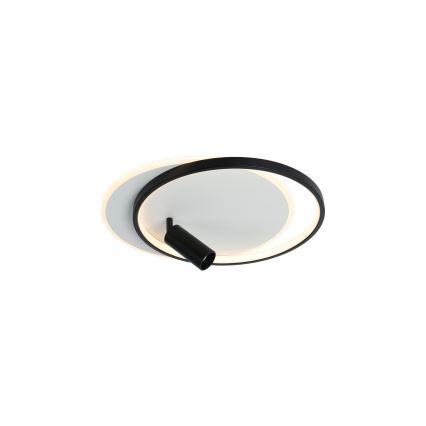 Brilagi - Ρυθμιζόμενο LED φωτιστικό οροφής UNITY LED/48W/230V + 1xGU10/3W 3000-6000K 39x45 cm λευκό/μαύρο + τηλεχειριστήριο