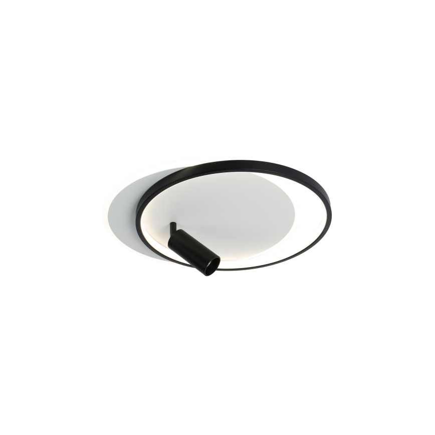 Brilagi - Ρυθμιζόμενο LED φωτιστικό οροφής UNITY LED/48W/230V + 1xGU10/3W 3000-6000K 39x45 cm λευκό/μαύρο + τηλεχειριστήριο