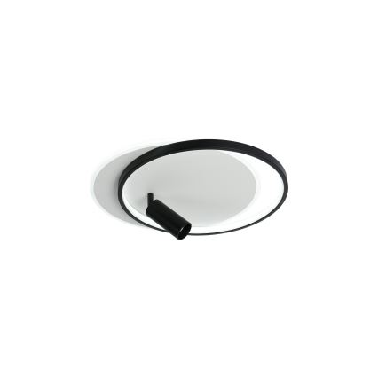 Brilagi - Ρυθμιζόμενο LED φωτιστικό οροφής UNITY LED/48W/230V + 1xGU10/3W 3000-6000K 39x45 cm λευκό/μαύρο + τηλεχειριστήριο