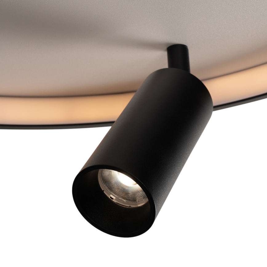 BRILAGI - Ρυθμιζόμενο LED φωτιστικό οροφής UNITY LED/48W/230V + 1xGU10/3W 3000-6000K 39x45 cm λευκό/μαύρο + τηλεχειριστήριο
