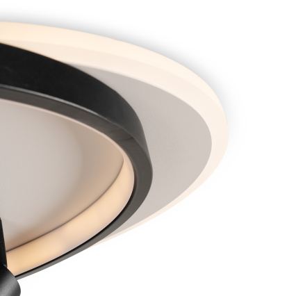 BRILAGI - Ρυθμιζόμενο LED φωτιστικό οροφής UNITY LED/48W/230V + 1xGU10/3W 3000-6000K 39x45 cm λευκό/μαύρο + τηλεχειριστήριο