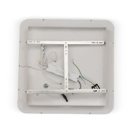 Brilagi - Ρυθμιζόμενο LED φωτιστικό οροφής UNITY LED/75W/230V + 1xGU10/3W 3000-6000K 50x50 cm λευκό/μαύρο + τηλεχειριστήριο