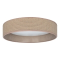Brilagi - LED ρυθμιζόμενο φωτιστικό οροφής VELVET SMART VARI LED/24W/230V 3000-6500K Ø 45 cm μπεζ + τηλεχειριστήριο
