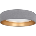 Brilagi - LED ρυθμιζόμενο φωτιστικό οροφής VELVET SMARTIX LED/36W/230V 3000-6000K Ø 55 cm γκρι/χρυσό Wi-Fi Tuya Beacon + τηλεχειριστήριο