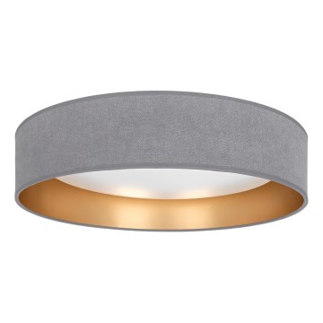 Brilagi - LED ρυθμιζόμενο φωτιστικό οροφής VELVET SMARTIX LED/36W/230V 3000-6000K Ø 55 cm γκρι/χρυσό Wi-Fi Tuya Beacon + τηλεχειριστήριο
