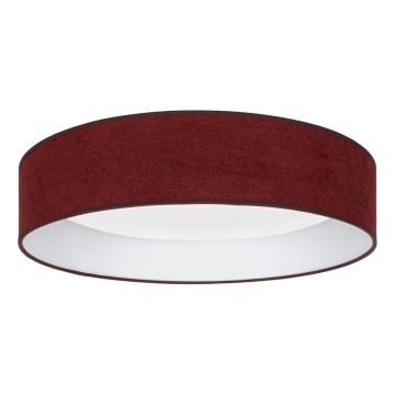Brilagi - LED ρυθμιζόμενο φωτιστικό οροφής VELVET SMARTIX STARS LED/36W/230V 3000–6000K Ø 55 cm μπορντό Wi‑Fi Tuya Beacon + τηλεχειριστήριο