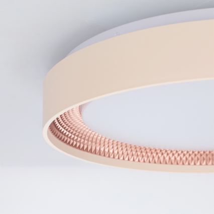 Brilagi - Ρυθμιζόμενο LED φωτιστικό οροφής WALDO LED/48W/230V 3000-6500K Ø 40 cm μπεζ/χρυσό + τηλεχειριστήριο