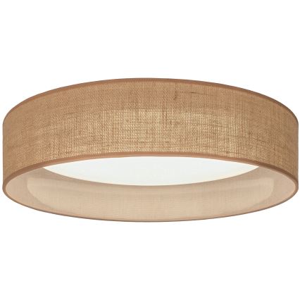 Brilagi - Ρυθμιζόμενο φωτιστικό οροφής LED VELVET SMARTIX STARS LED/24W/230V 3000-6000K διάμ. 45 cm μπεζ Wi-Fi Tuya Beacon + τηλεχειριστήριο
