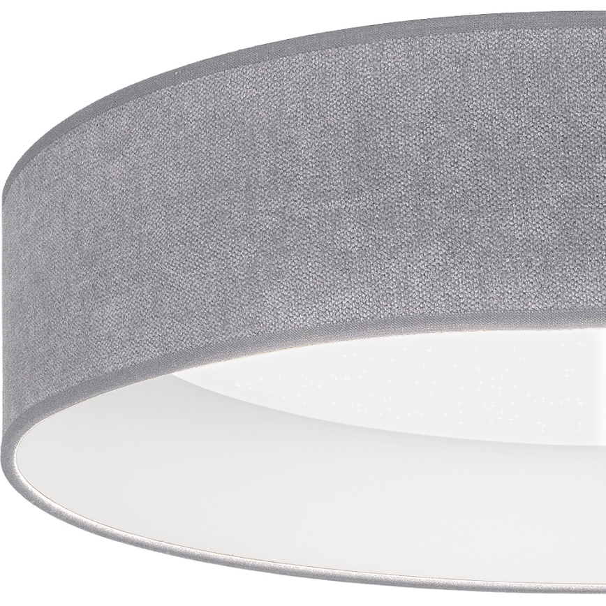Brilagi - Ρυθμιζόμενο LED φωτιστικό οροφής VELVET SMARTIX STARS LED/24W/230V 3000-6000K Ø 45 cm γκρι Wi‑Fi Tuya Beacon + τηλεχειριστήριο