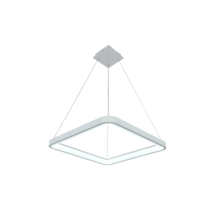 Brilagi - Ρυθμιζόμενο κρεμαστό φωτιστικό σε καλώδιο FALCON SLIM LED/50W/230V 3000-6500K 50x50 cm λευκό + τηλεχειριστήριο