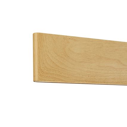 Brilagi - Ρυθμιζόμενο κρεμαστό φωτιστικό LED με καλώδιο ανάρτησης SLIMLINE LED/40W/230V 3000-6000K φινίρισμα δρυός + τηλεχειριστήριο