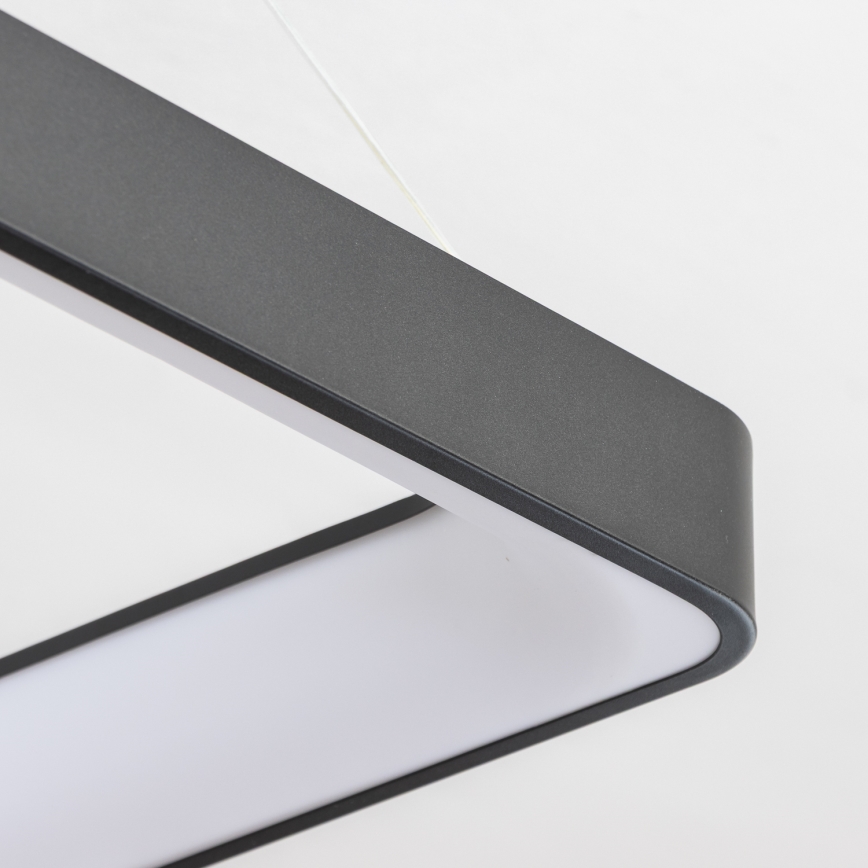 Brilagi - Ρυθμιζόμενο LED κρεμαστό φωτιστικό σε καλώδιο FALCON II LED/125W/230V 3000-6500K 60x60 cm μαύρο + τηλεχειριστήριο