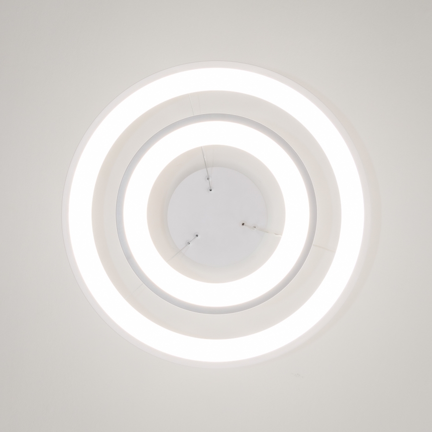 Brilagi - LED Ρυθμιζόμενο κρεμαστό φωτιστικό με καλώδιο FALCON SLIM LED/68W/230V 3000-6500K διάμ. 50 cm λευκό + τηλεχειριστήριο